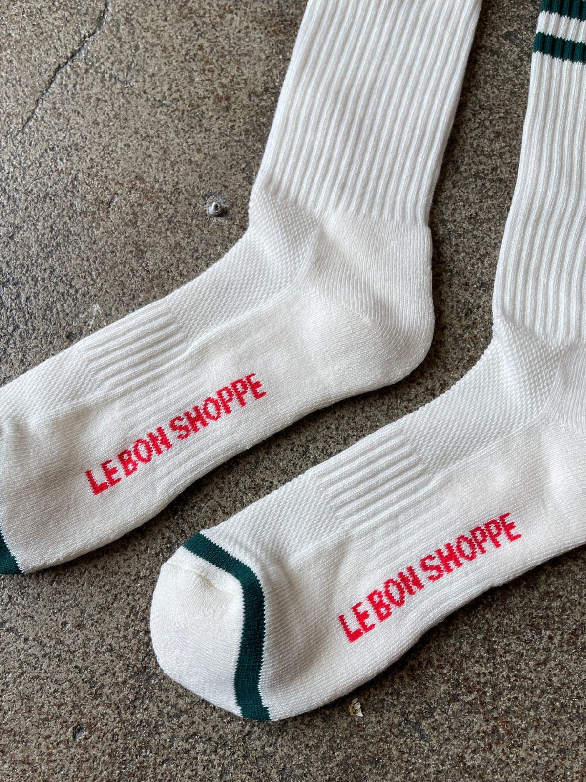 Extended Boyfriend Socks - Parchment