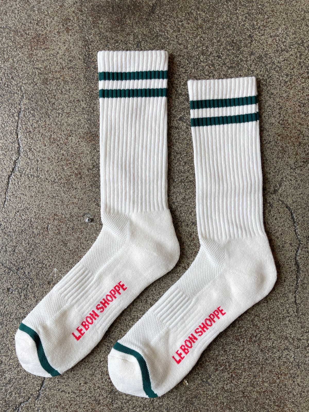 Extended Boyfriend Socks - Parchment