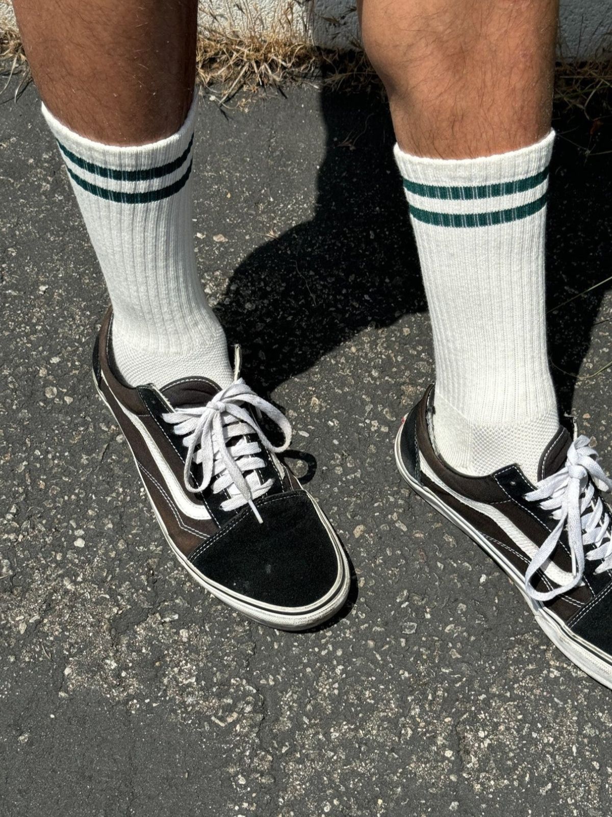 Extended Boyfriend Socks - Parchment