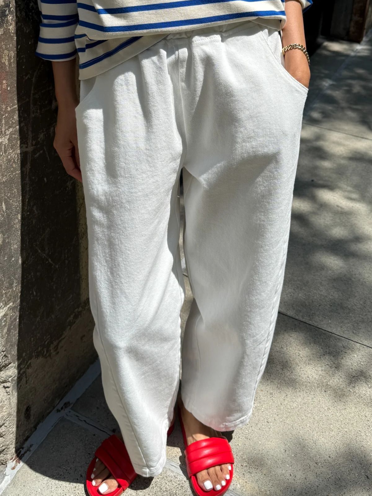 Arc Denim Pants - Milk