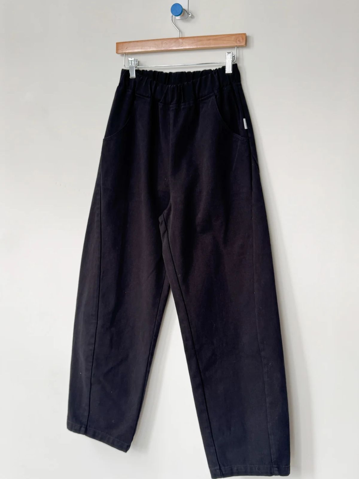 Arc Long Canvas Pants - Black