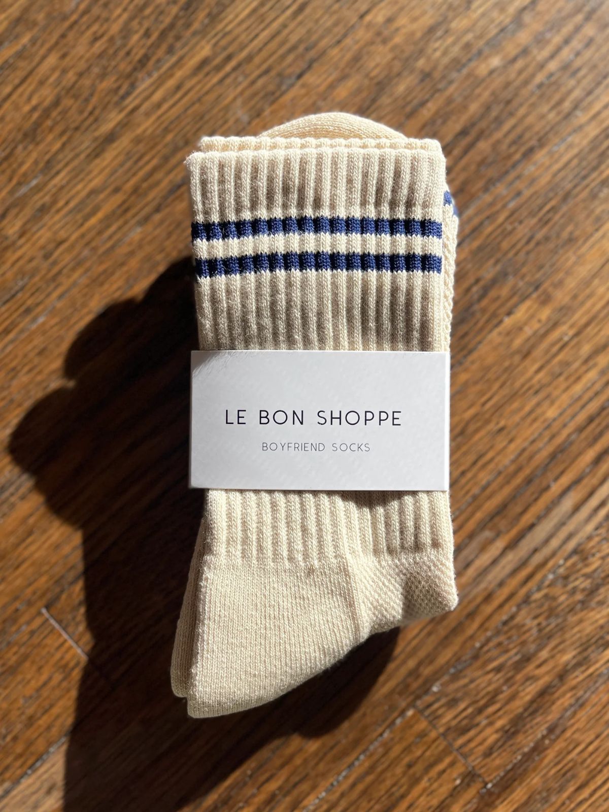 Boyfriend Socks - Cashew