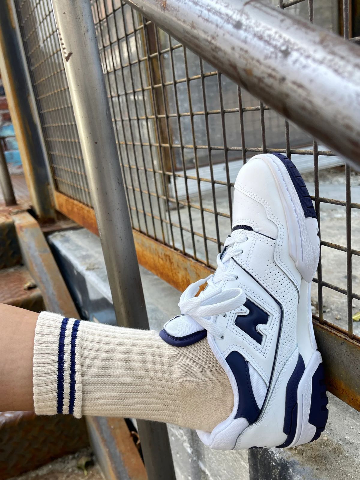 Boyfriend Socks - Cashew