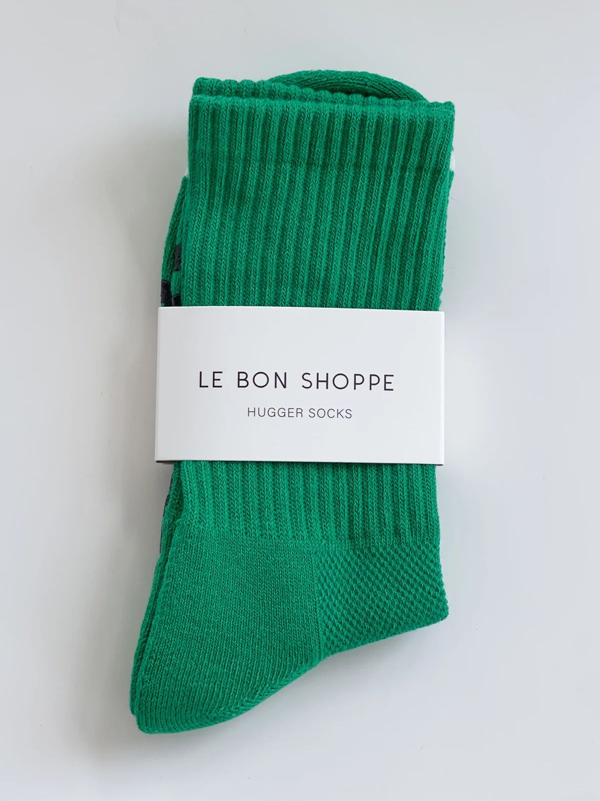 Iris Fashion - LE BON SHOPPE - Hugger Socks - Kelly + Black