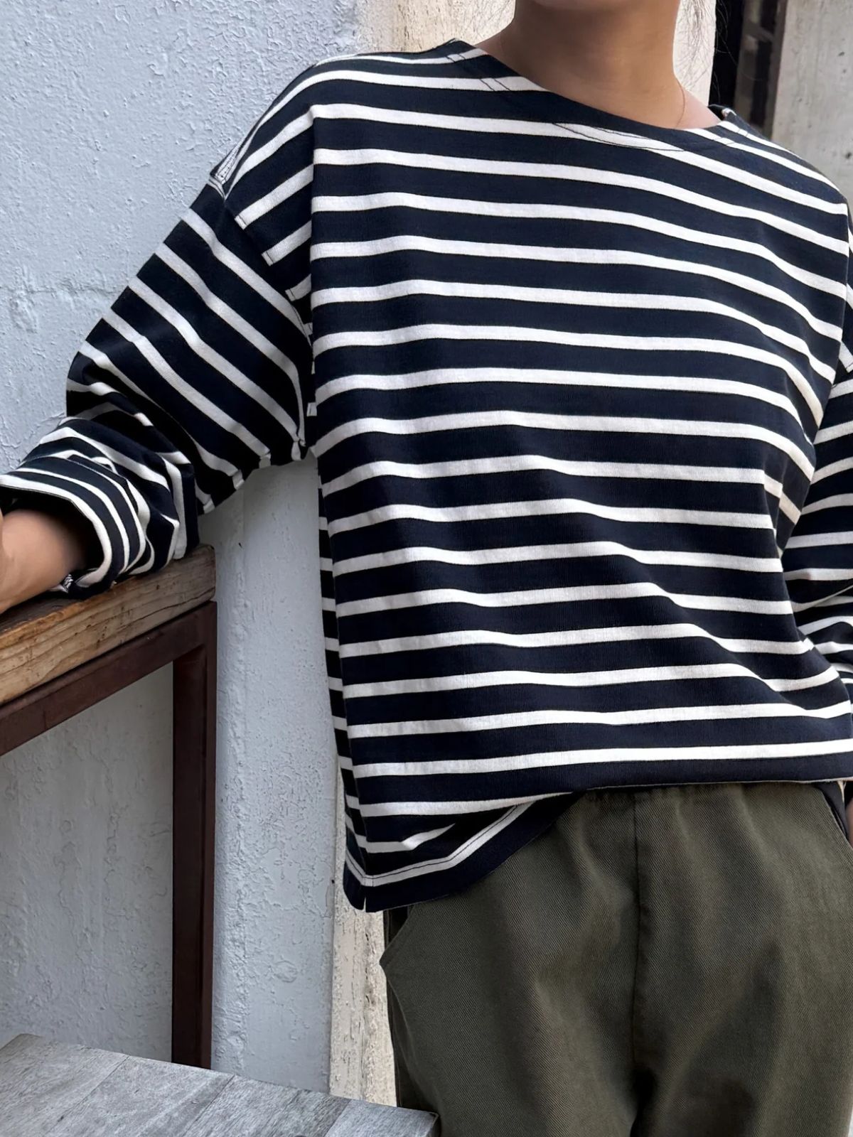 Sailor Stripe Top - Navy