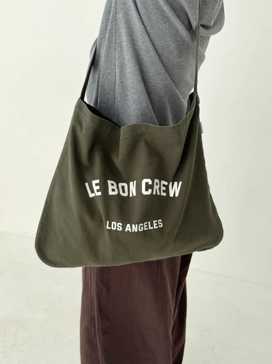 Le Bon Crew Happy Carry Bag - Olive