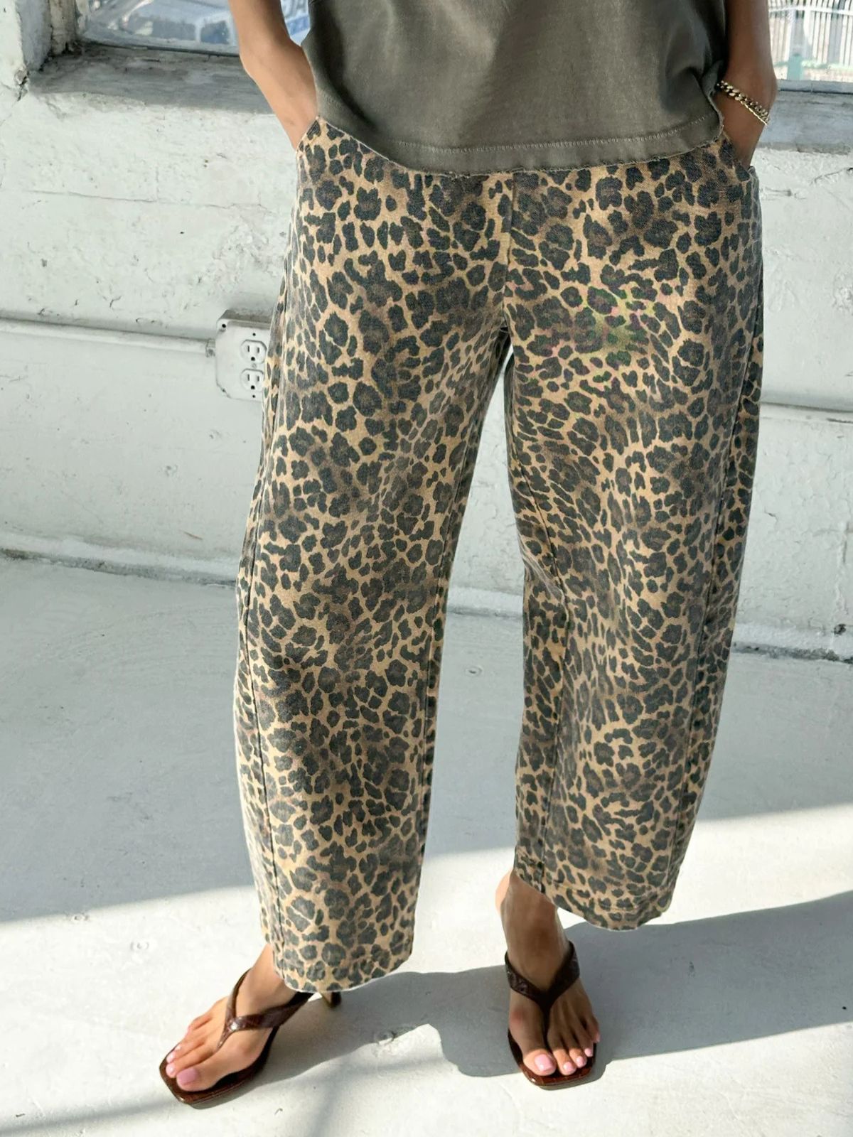Arc Pants - Leopard