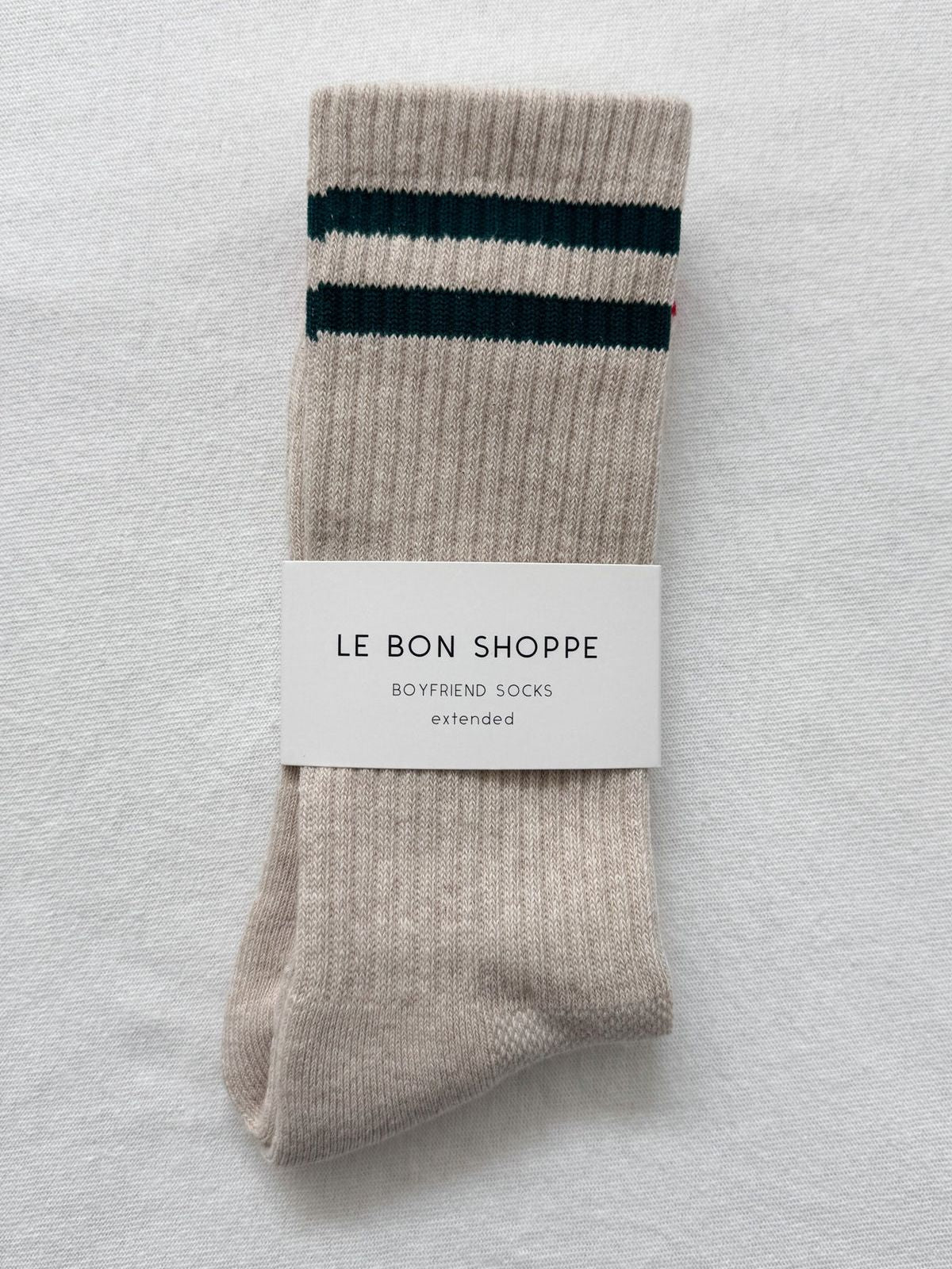 Extended Boyfriend Socks - Oatmeal