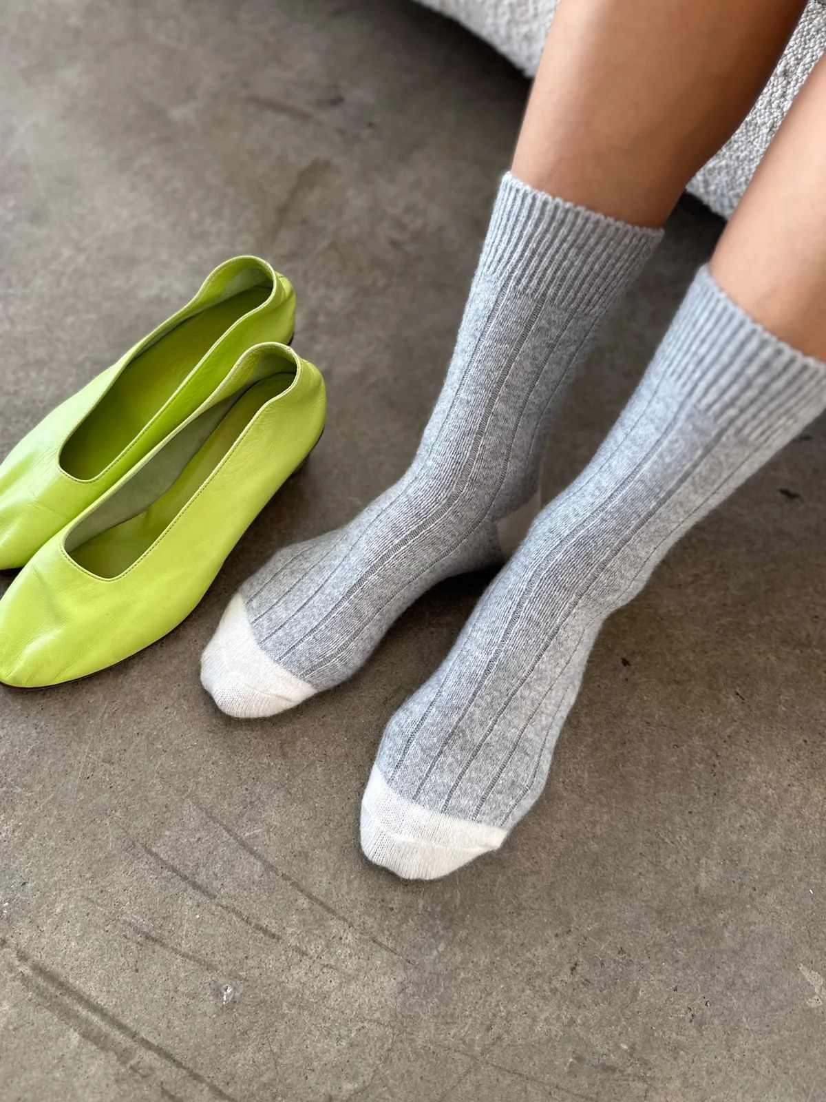 Classic Cashmere Socks - Grey