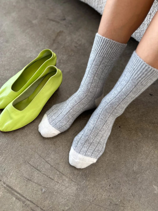 Classic Cashmere Socks - Grey