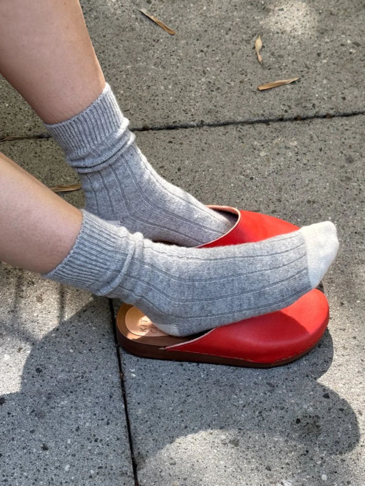 Classic Cashmere Socks - Grey