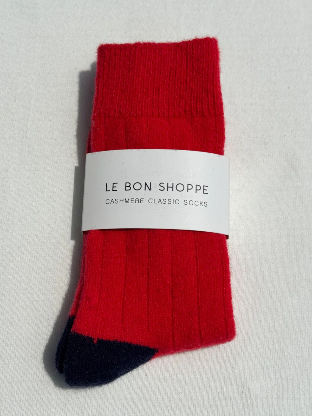 Classic Cashmere Socks - Poppy Red
