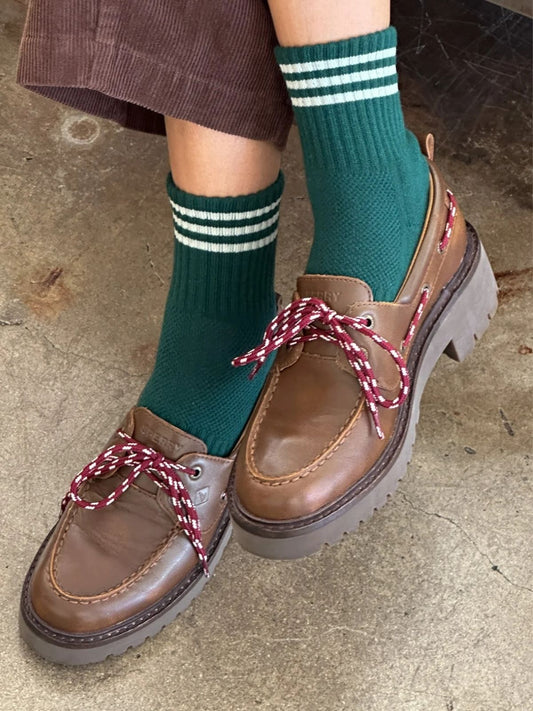Girlfriend Socks - Hunter Green