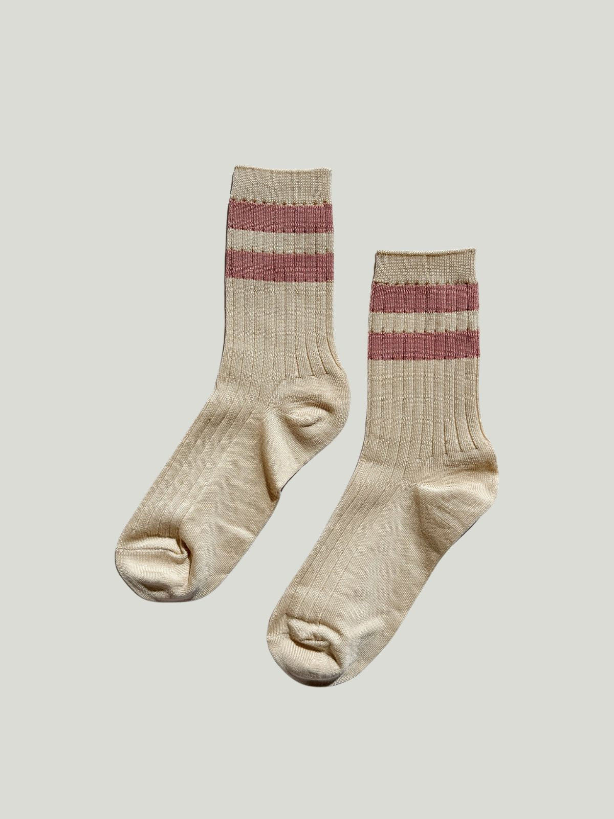 Her Varsity Socks - Rose