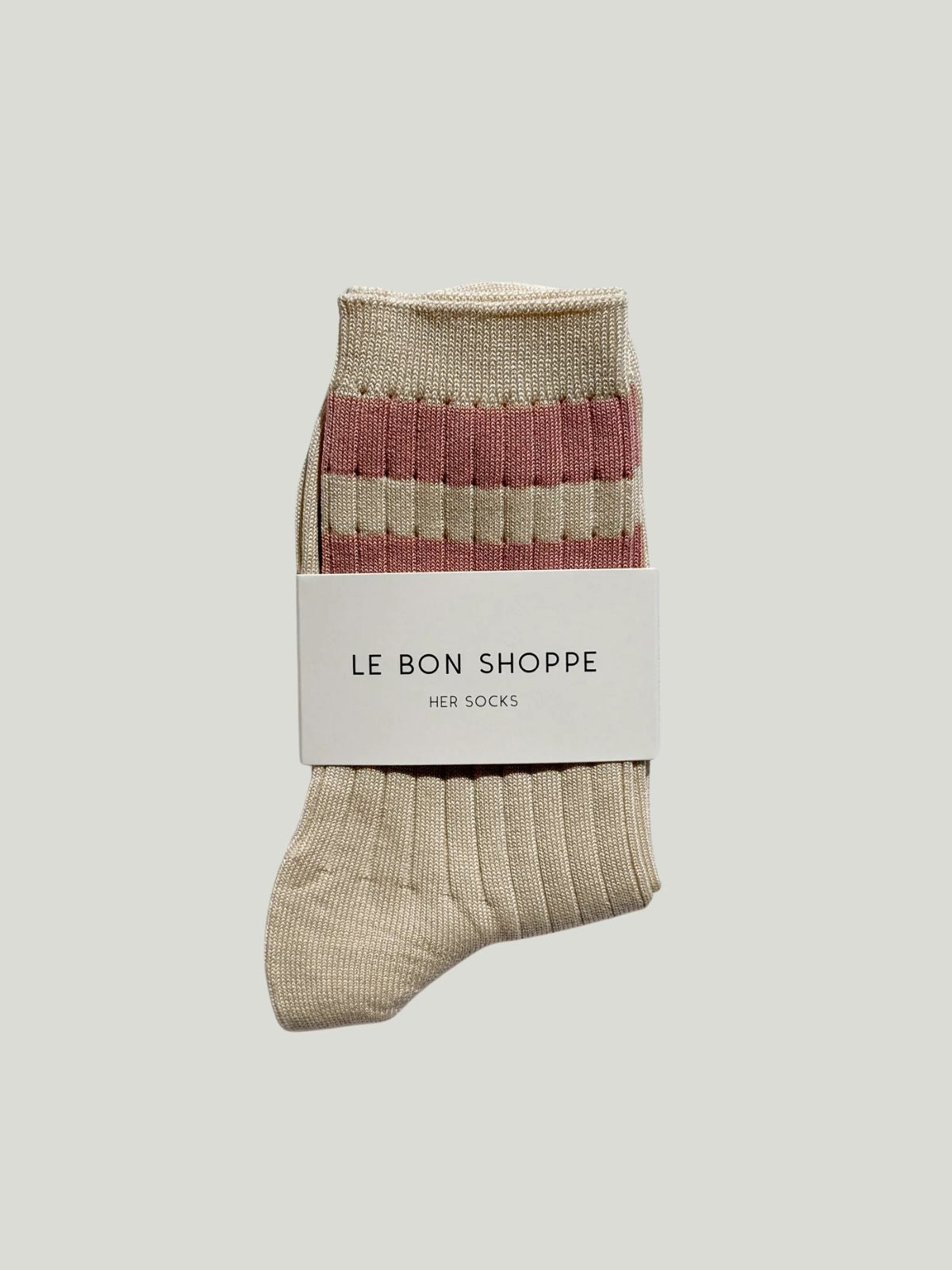 Her Varsity Socks - Rose