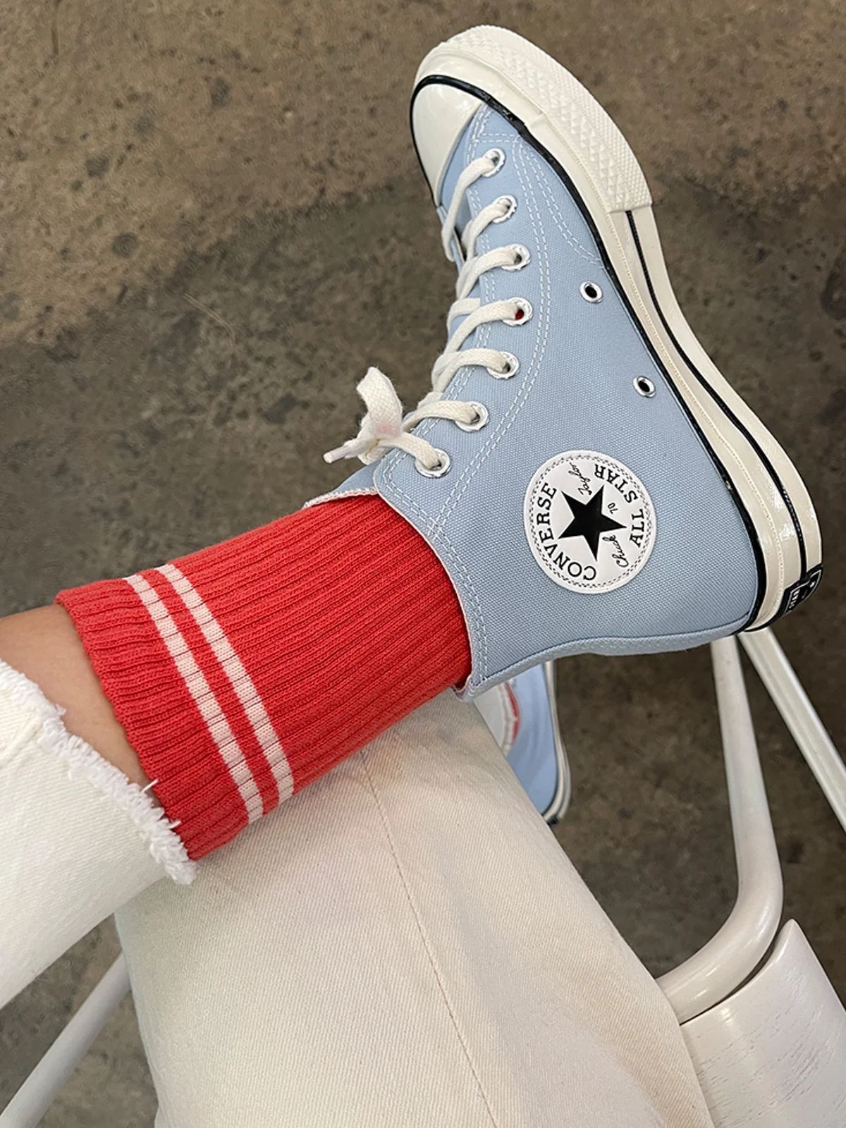 Boyfriend Socks - Coral