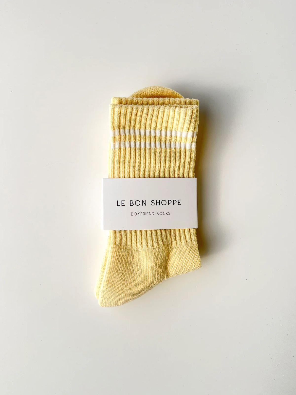 Boyfriend Socks - Lemon