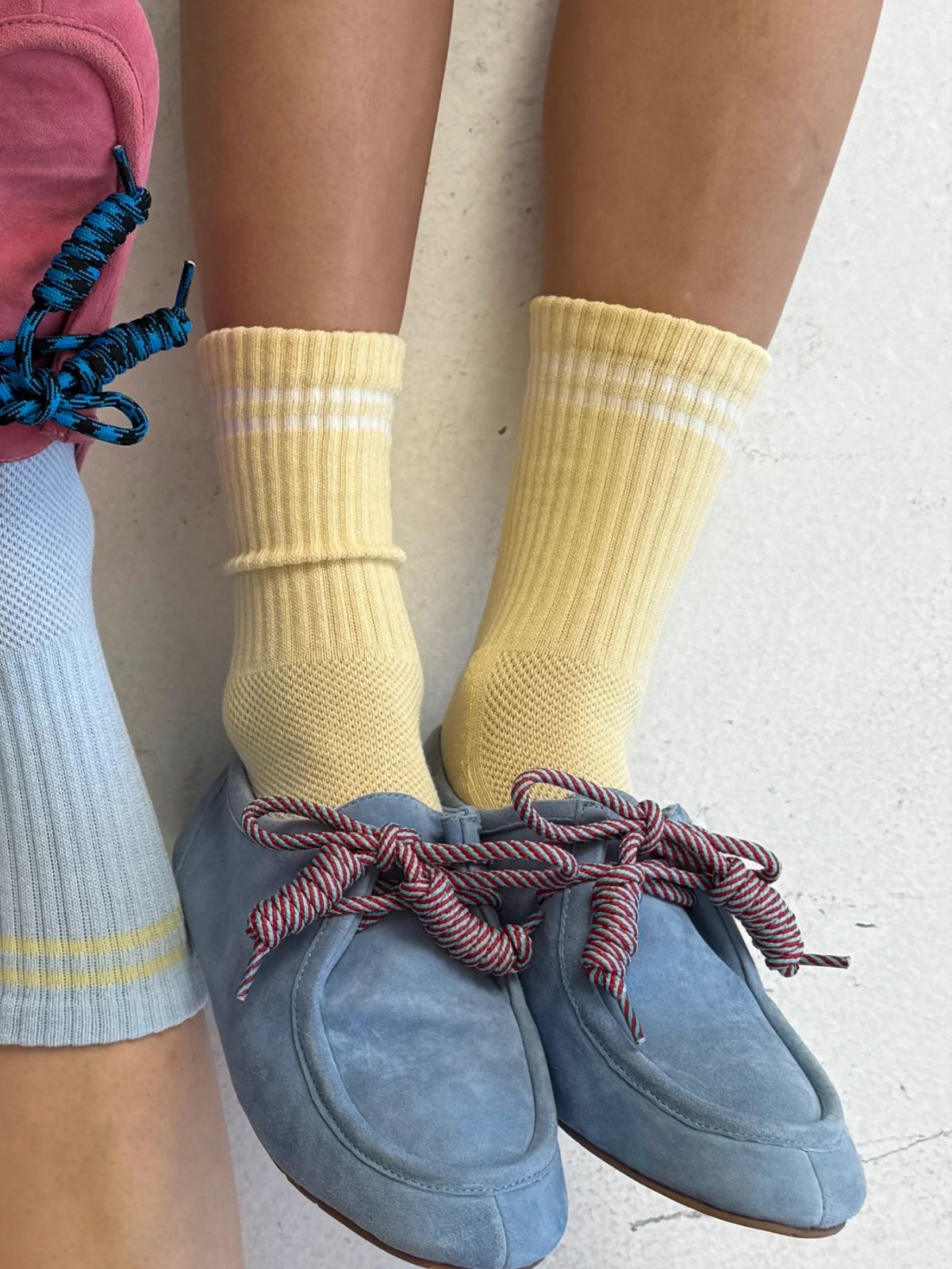 Boyfriend Socks - Lemon