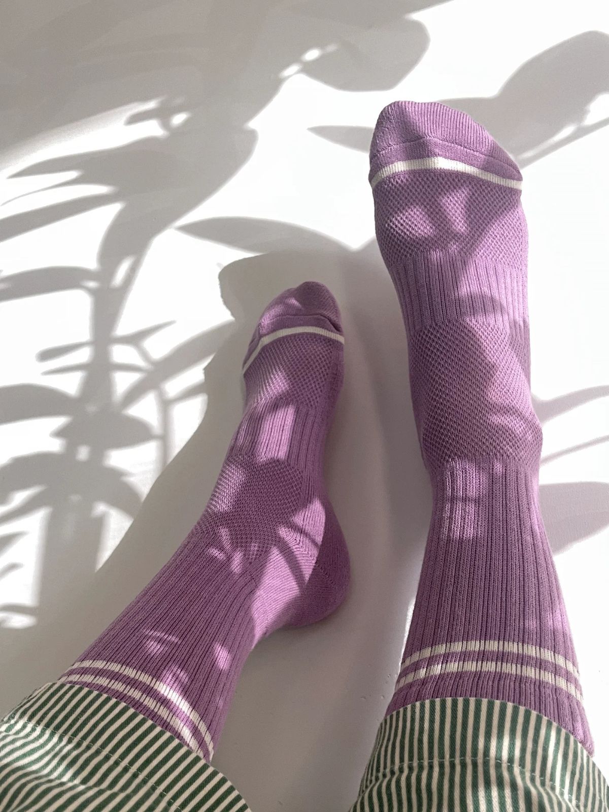Boyfriend Socks - Lilac