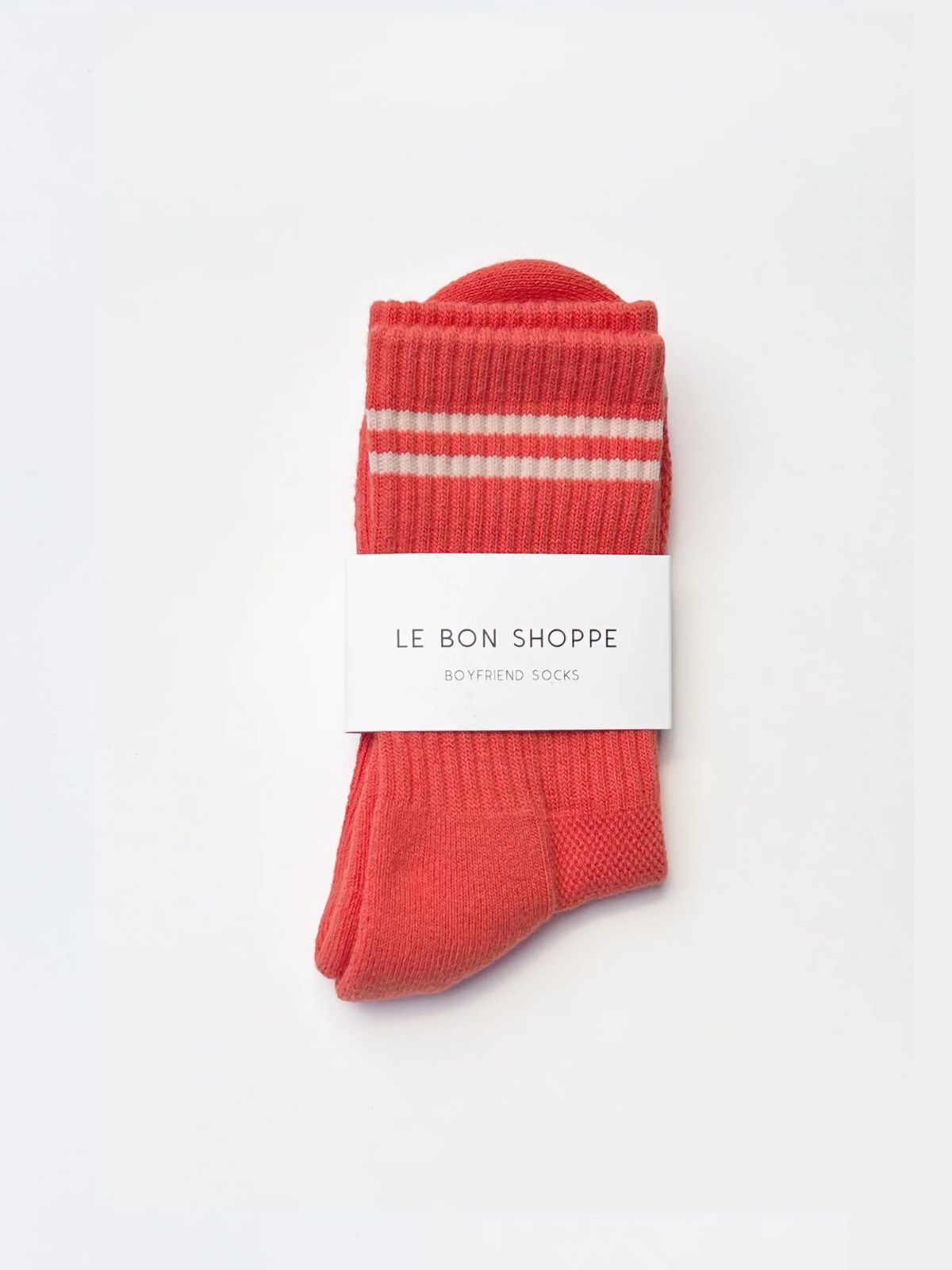 Boyfriend Socks - Coral