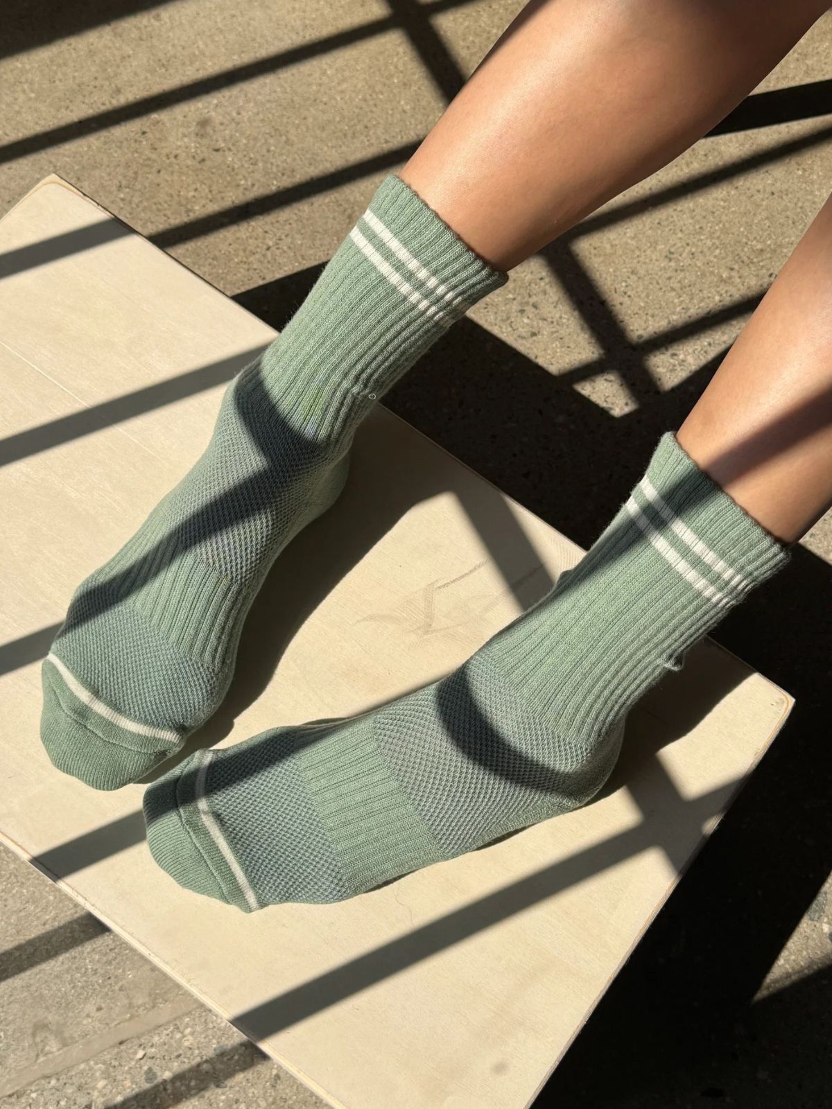 Boyfriend Socks - Sage