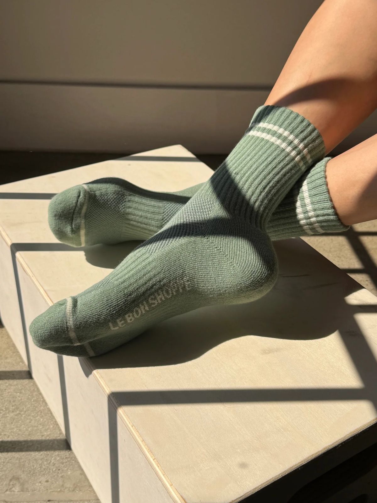 Boyfriend Socks - Sage