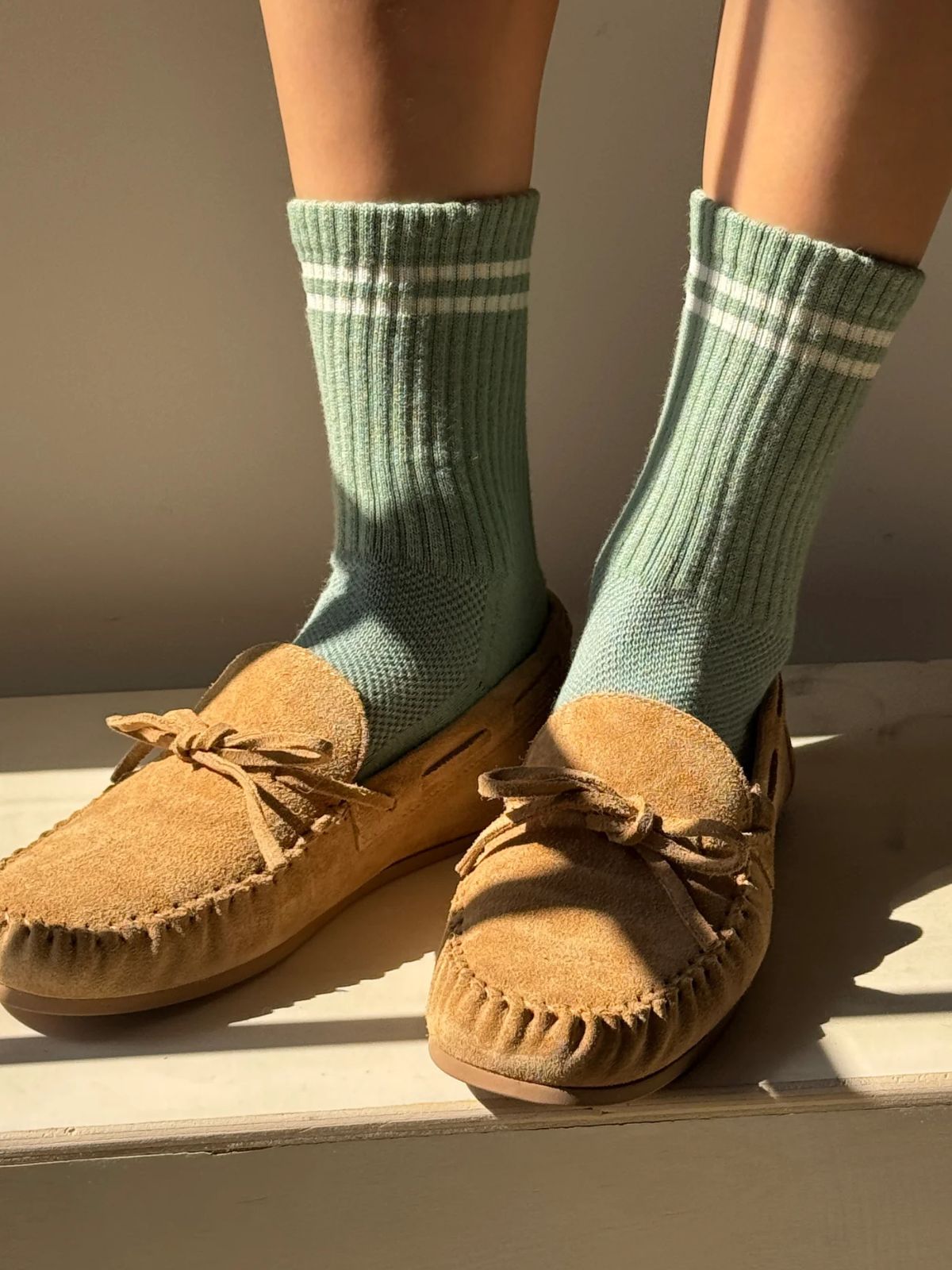 Boyfriend Socks - Sage