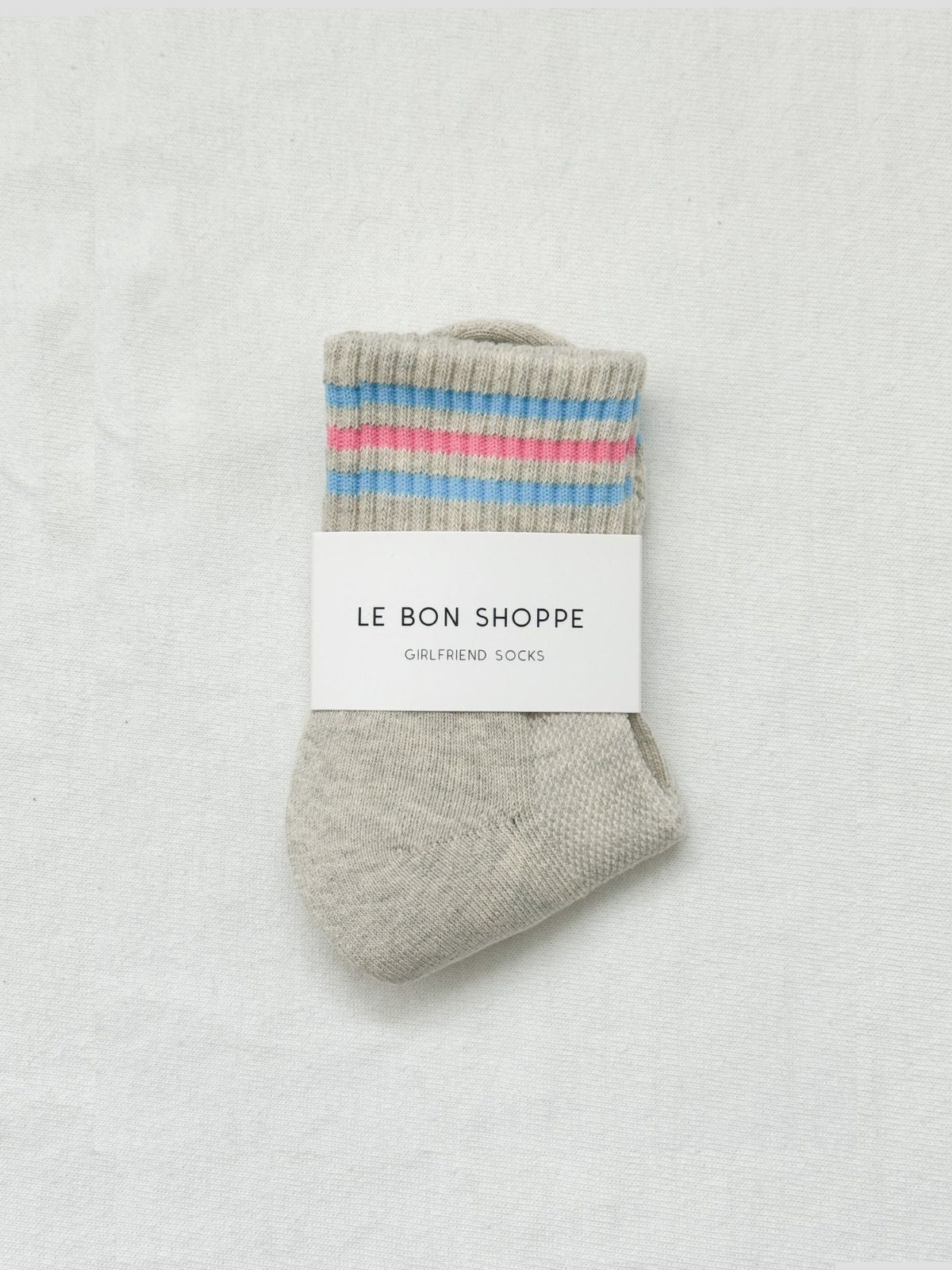 Girlfriend Socks - Bright Grey