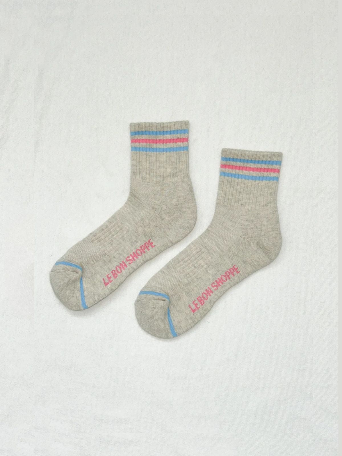 Girlfriend Socks - Bright Grey