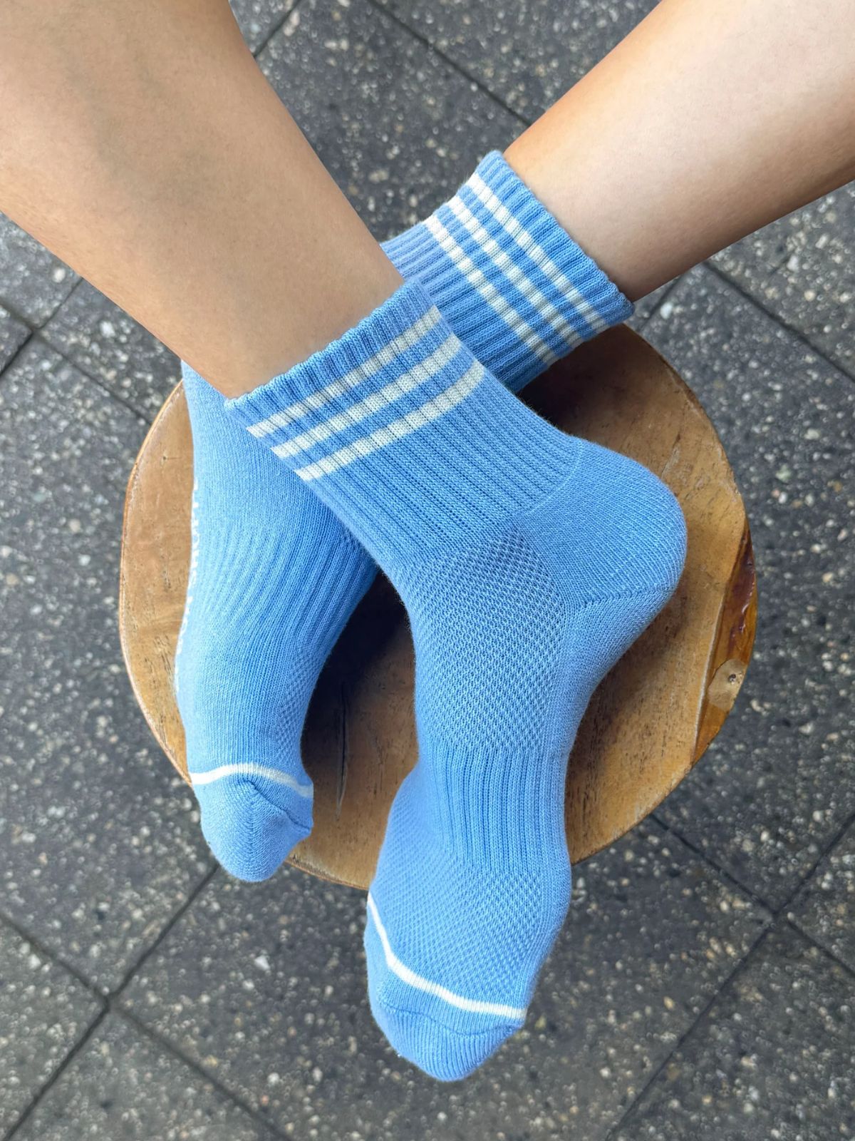 Girlfriend Socks - Parisian Blue