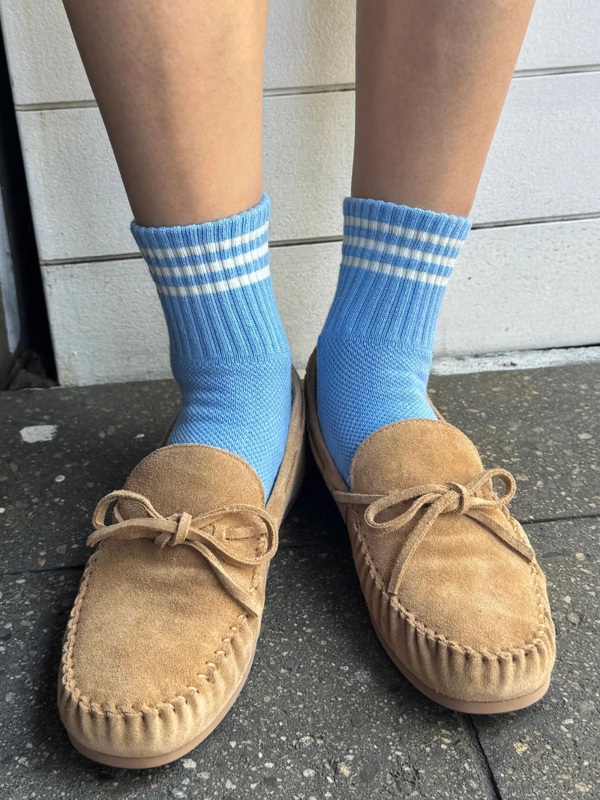 Girlfriend Socks - Parisian Blue
