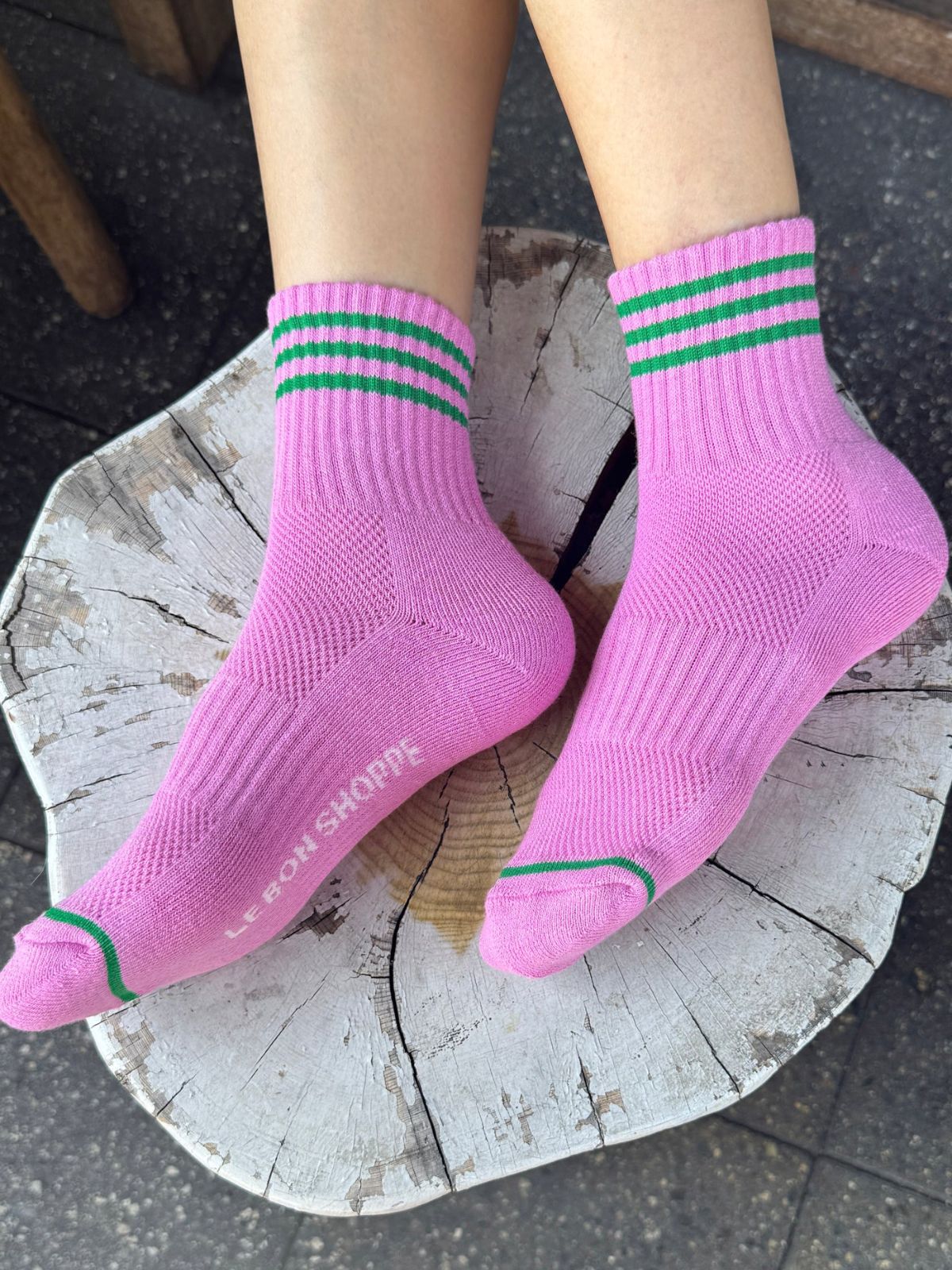 Girlfriend Socks - Rose Pink