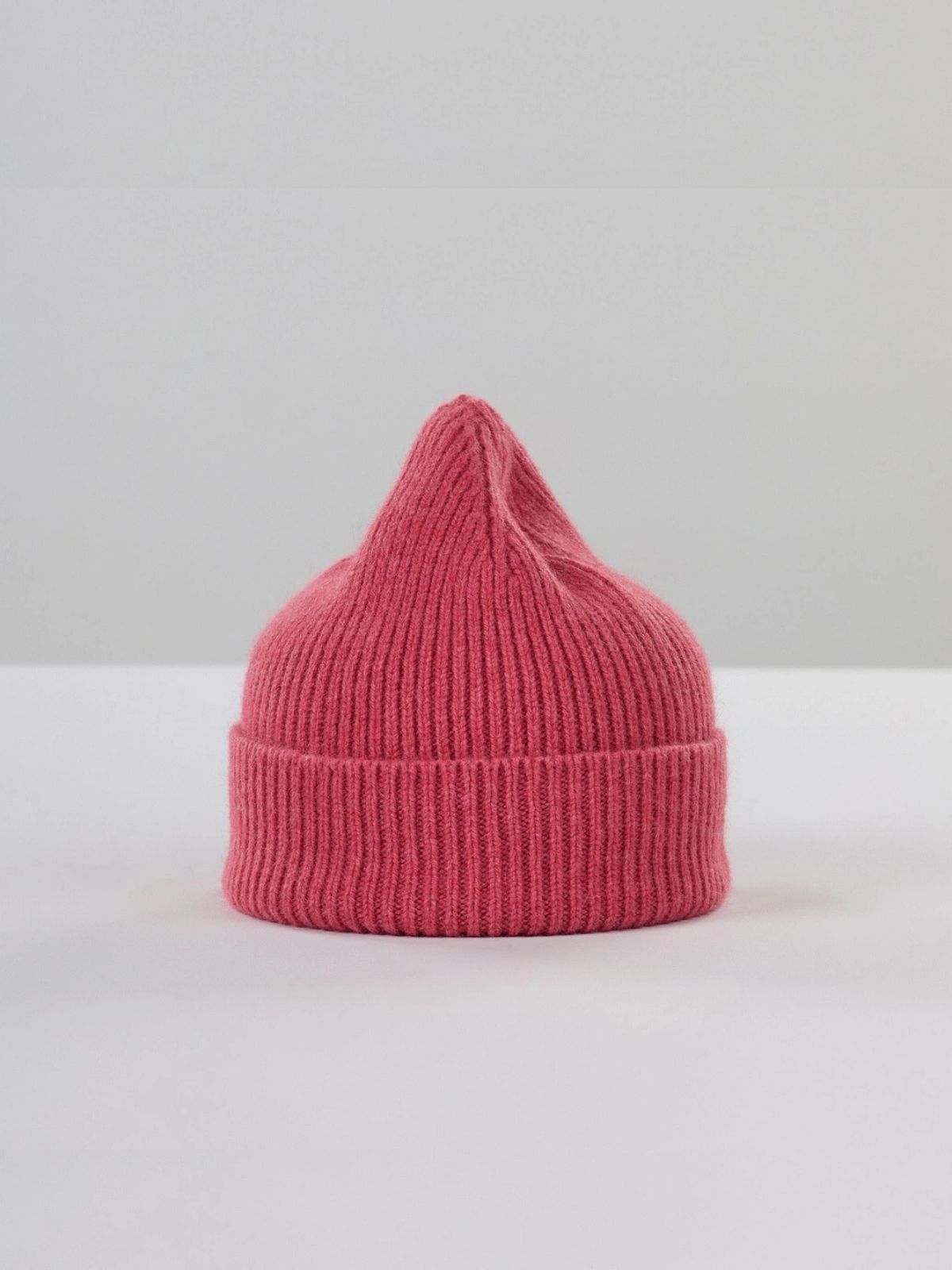 Wool Beanie - Fuchsia