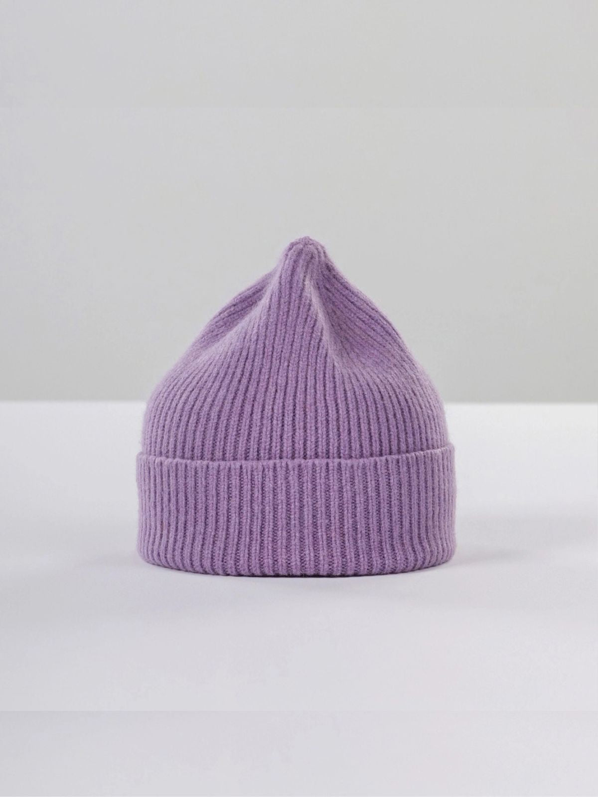 Wool Beanie - Lavender