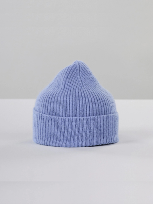 Wool Beanie - Sky Blue