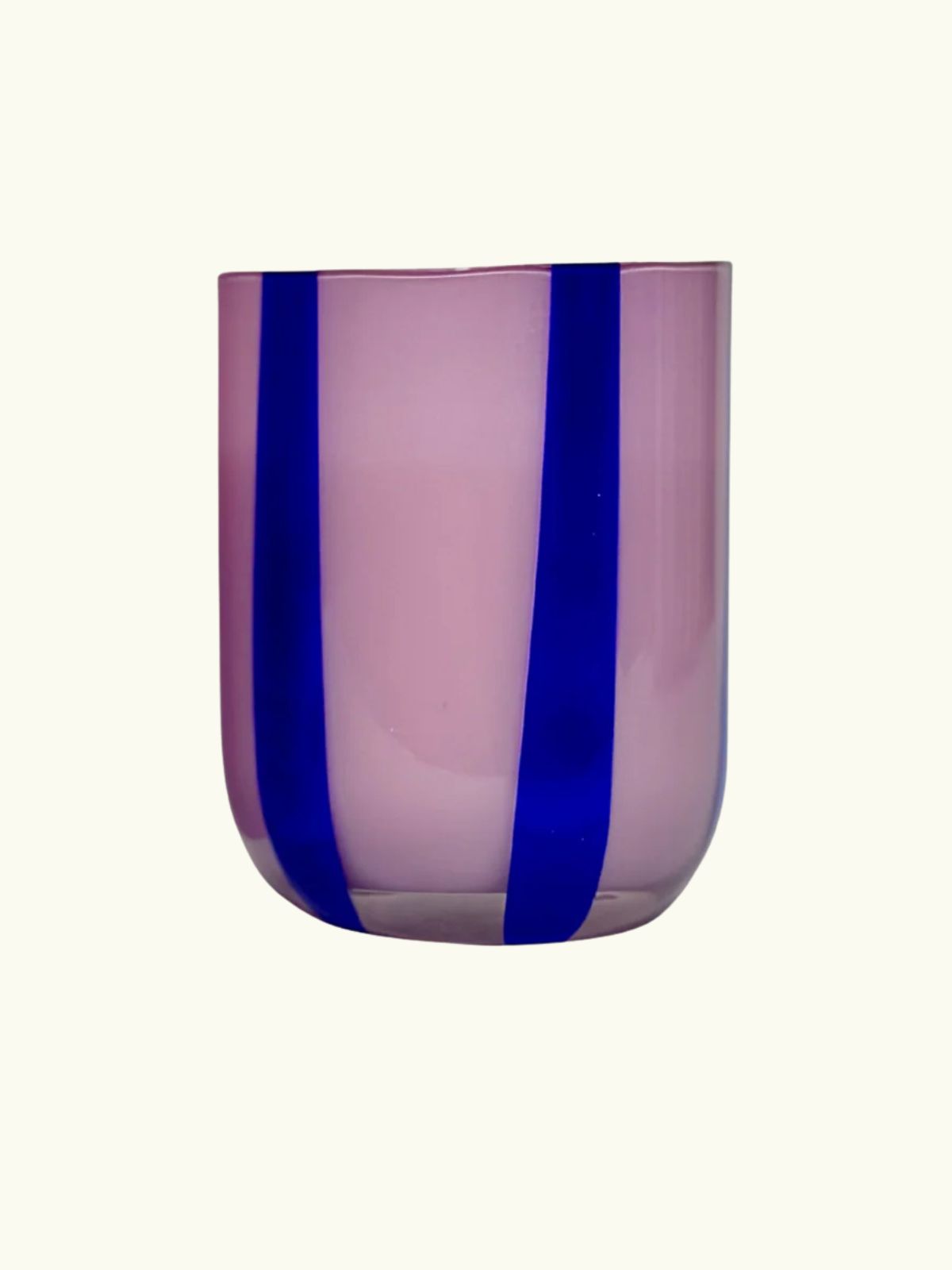 Atina Glassware - Lilac & Navy