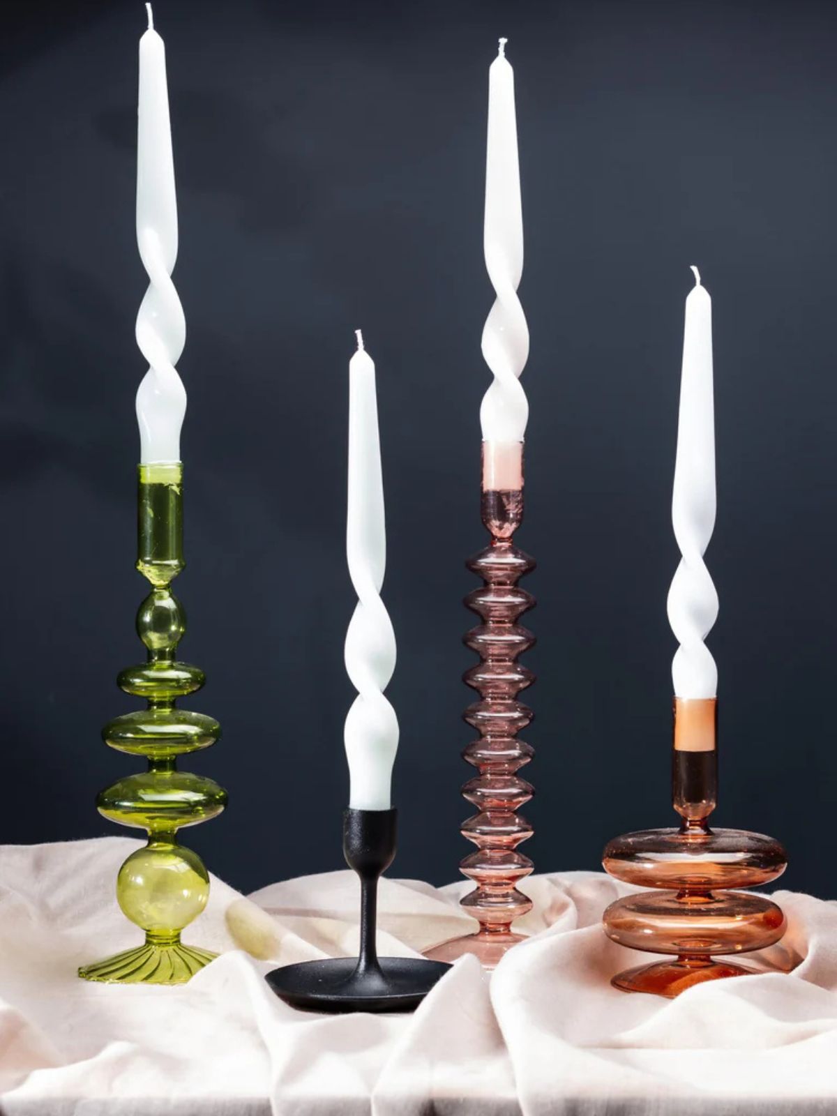 Taper Candle Holder - Champagne