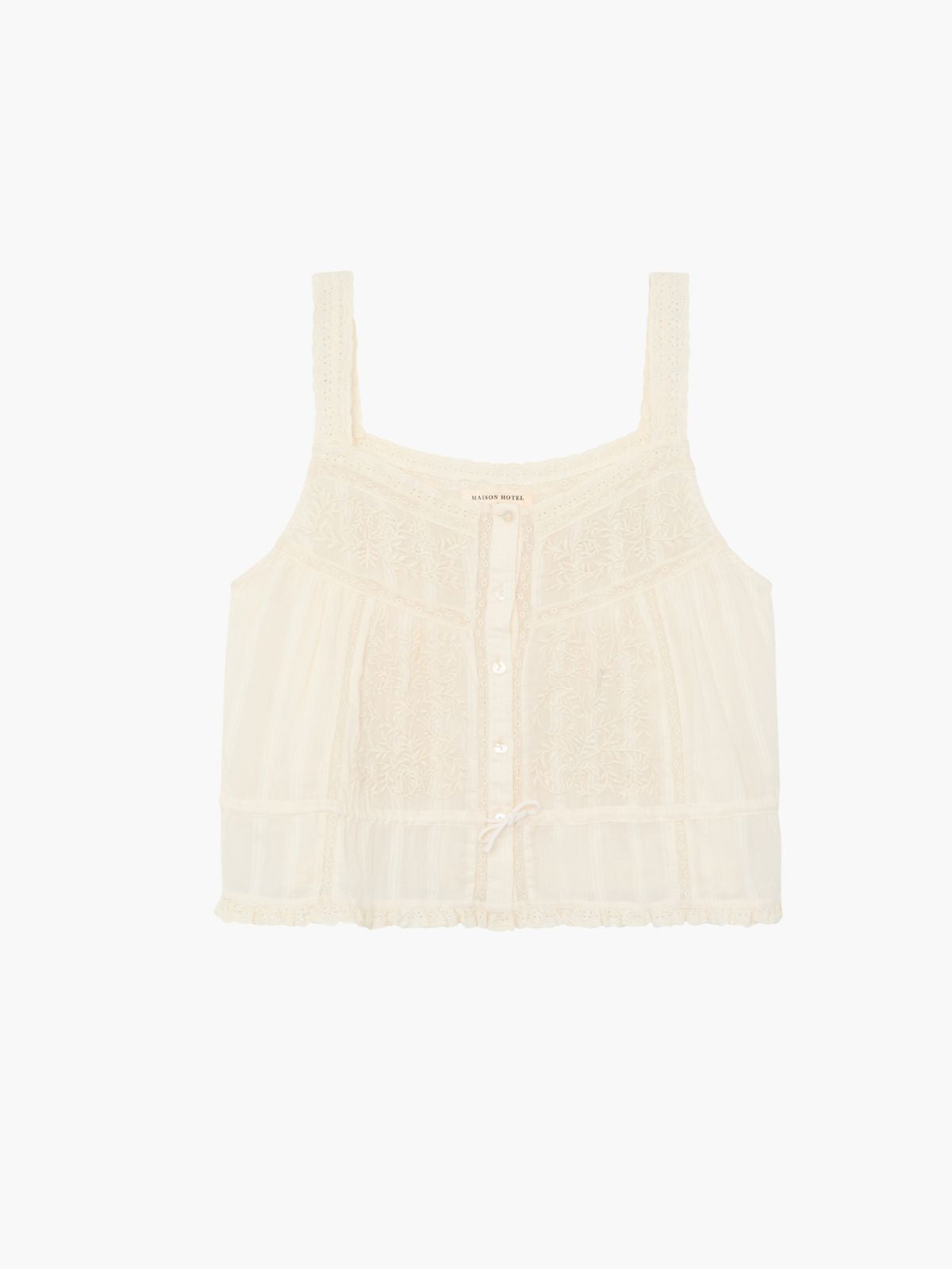 Constanza Lace Cami - Ecru