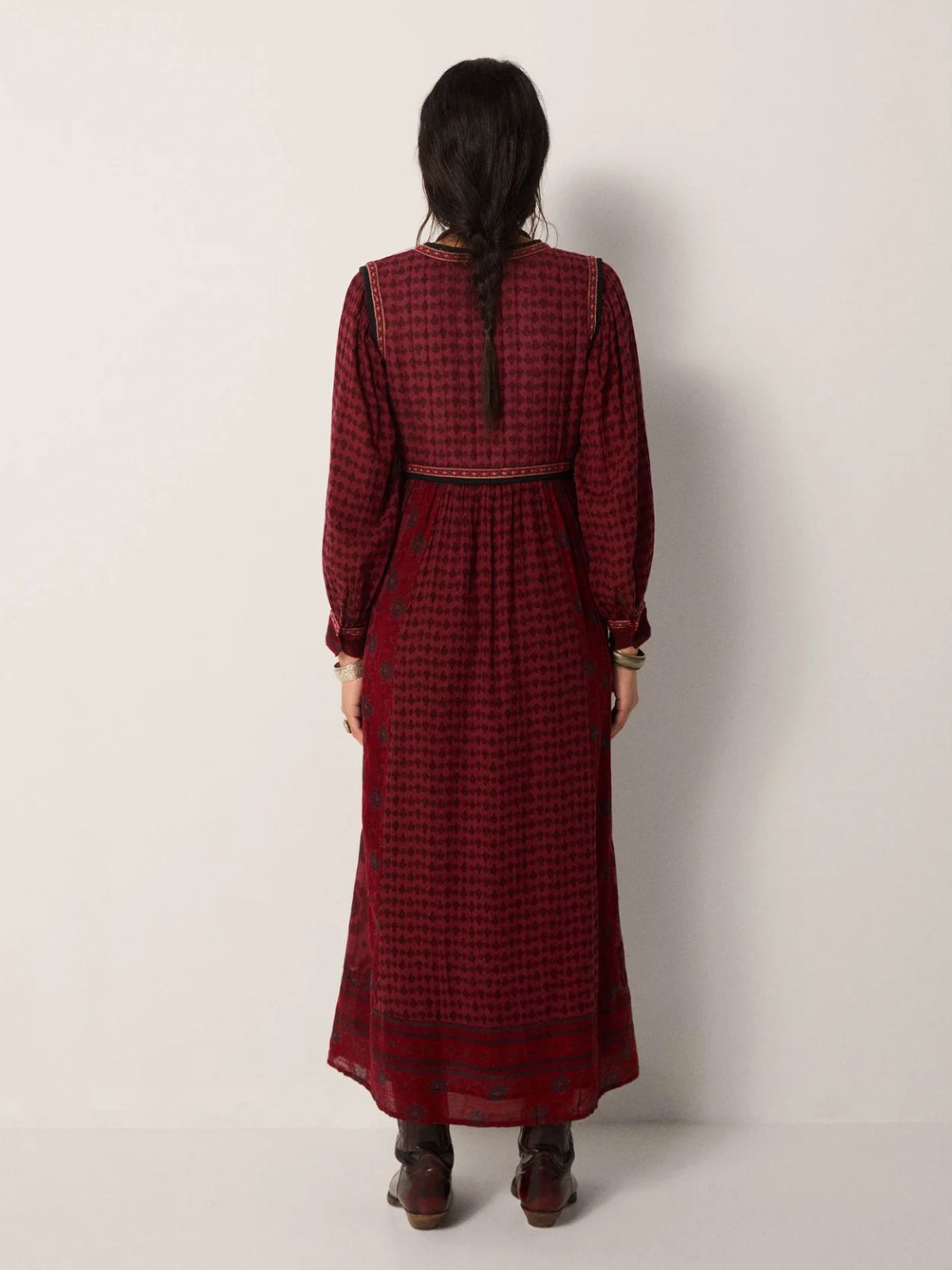 Ginevra Dress - Burgundy