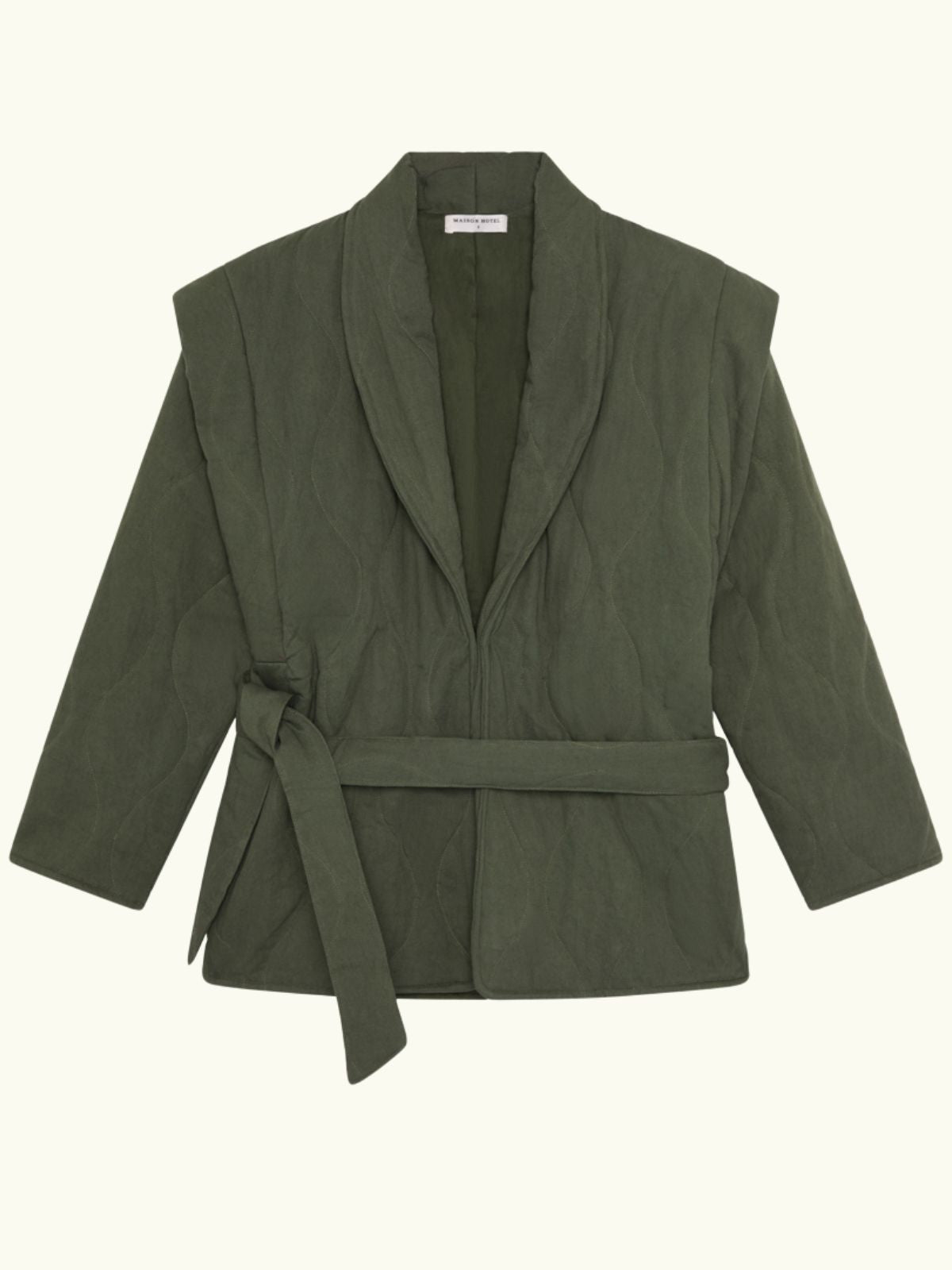 Lucille Belted Jacket - Khaki