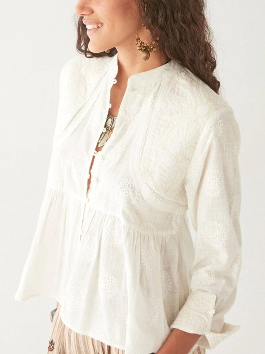 Ariana Embroidered Blouse