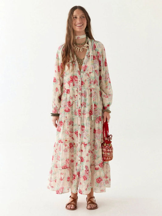 Agustina Roses Dress