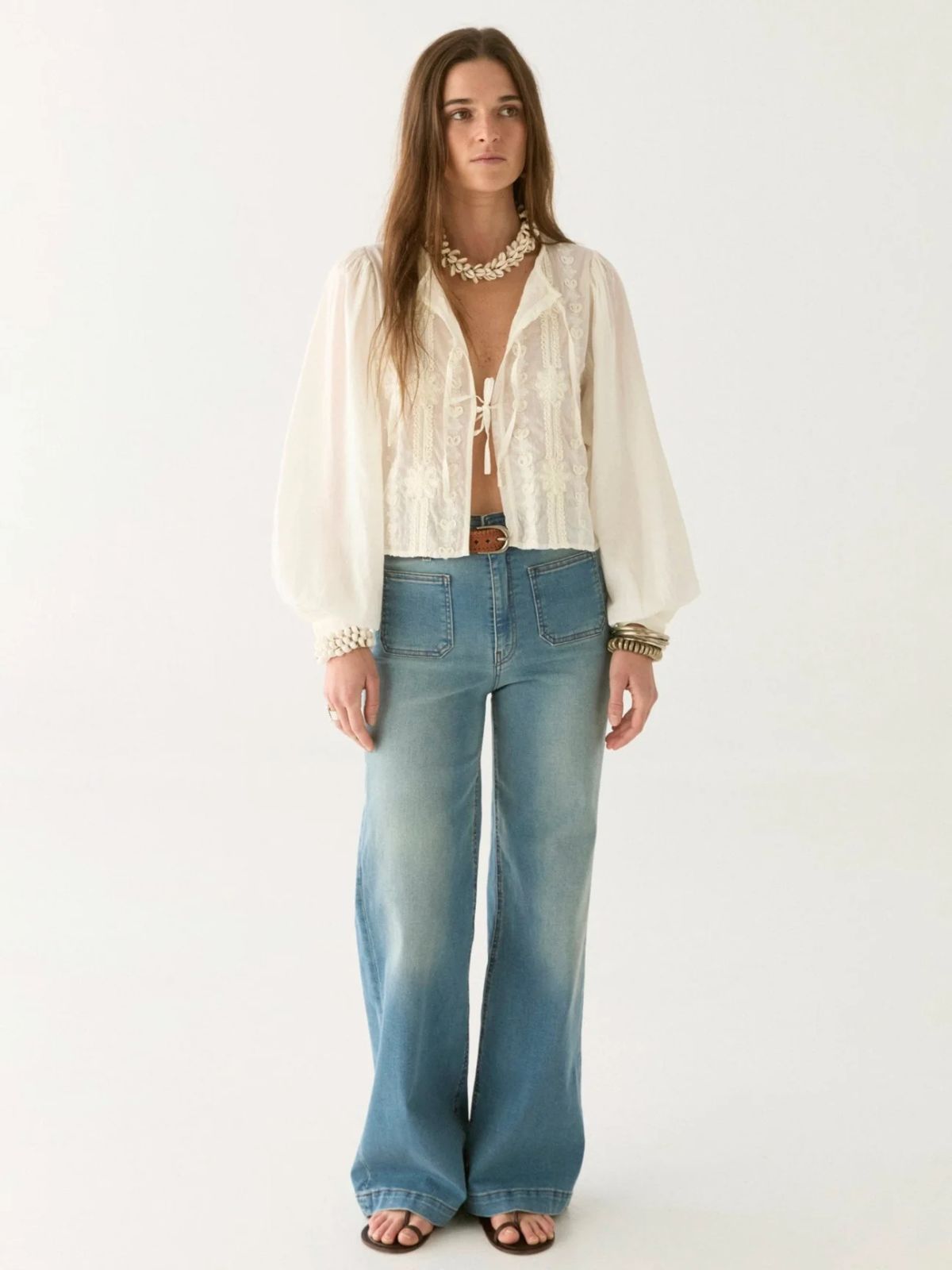 Ludovica Tie Blouse