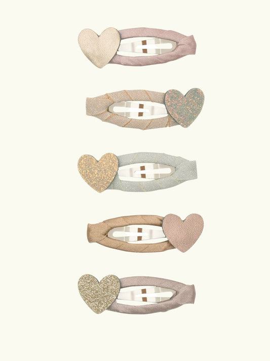 Heart Mini Clic Clacs- Shimmer