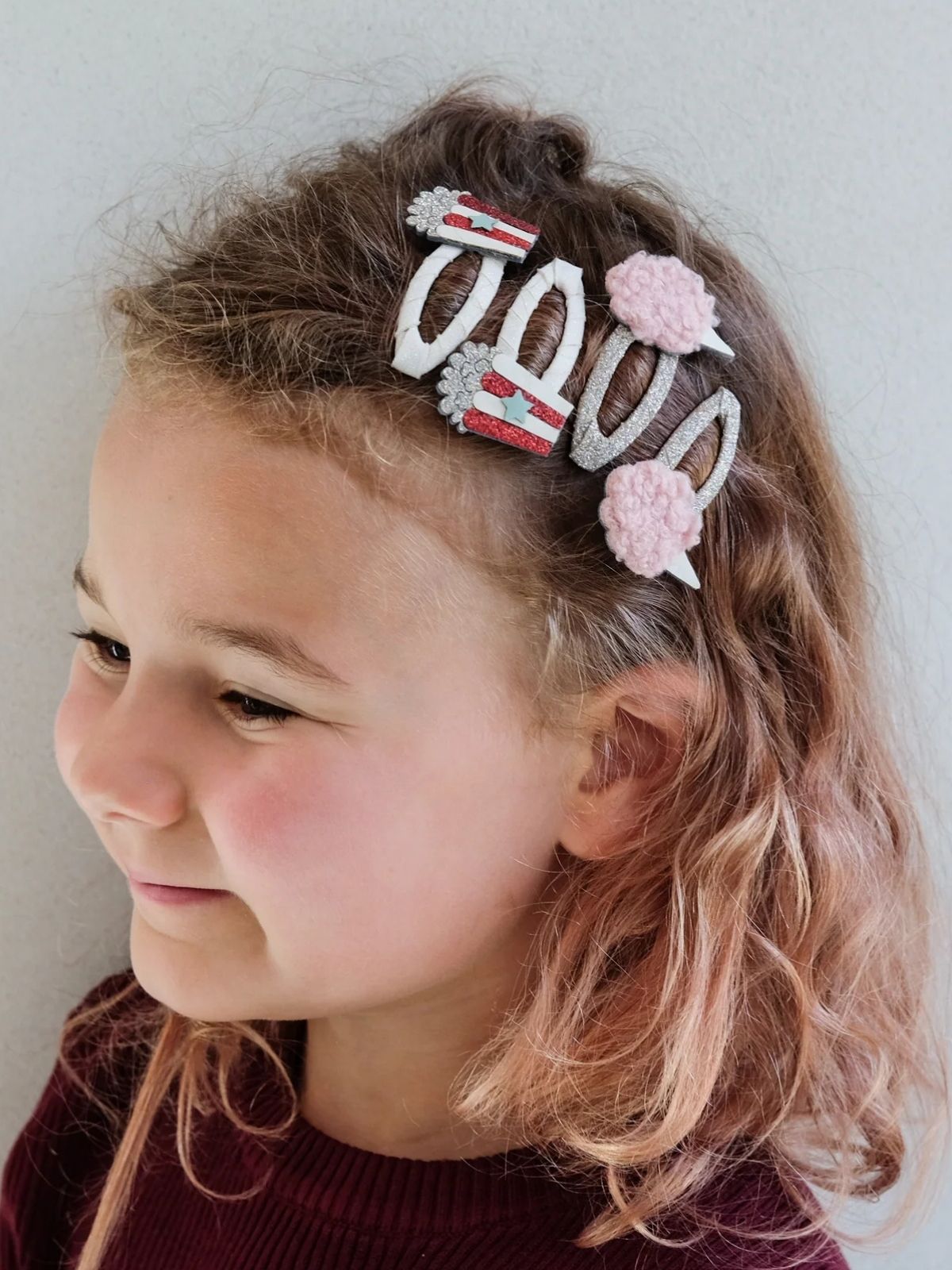 Popcorn & Candyfloss Clips - Multi