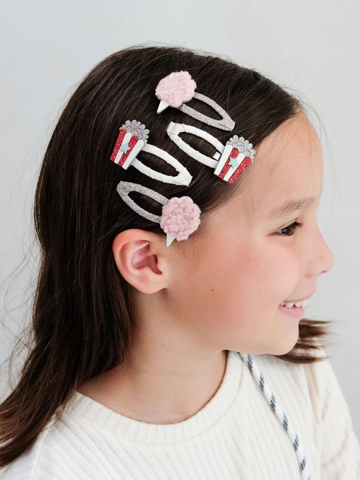 Popcorn & Candyfloss Clips - Multi