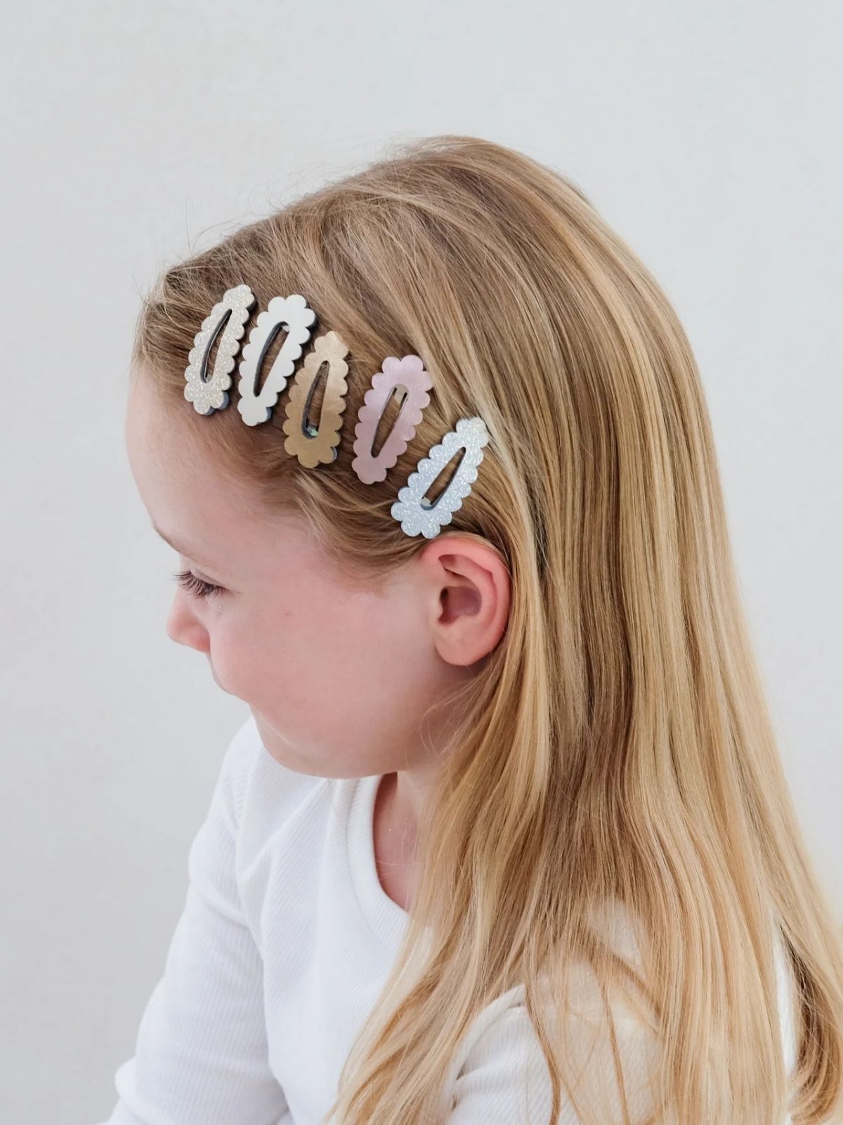 Scallop Mini Clic Clacs - Metallic multi