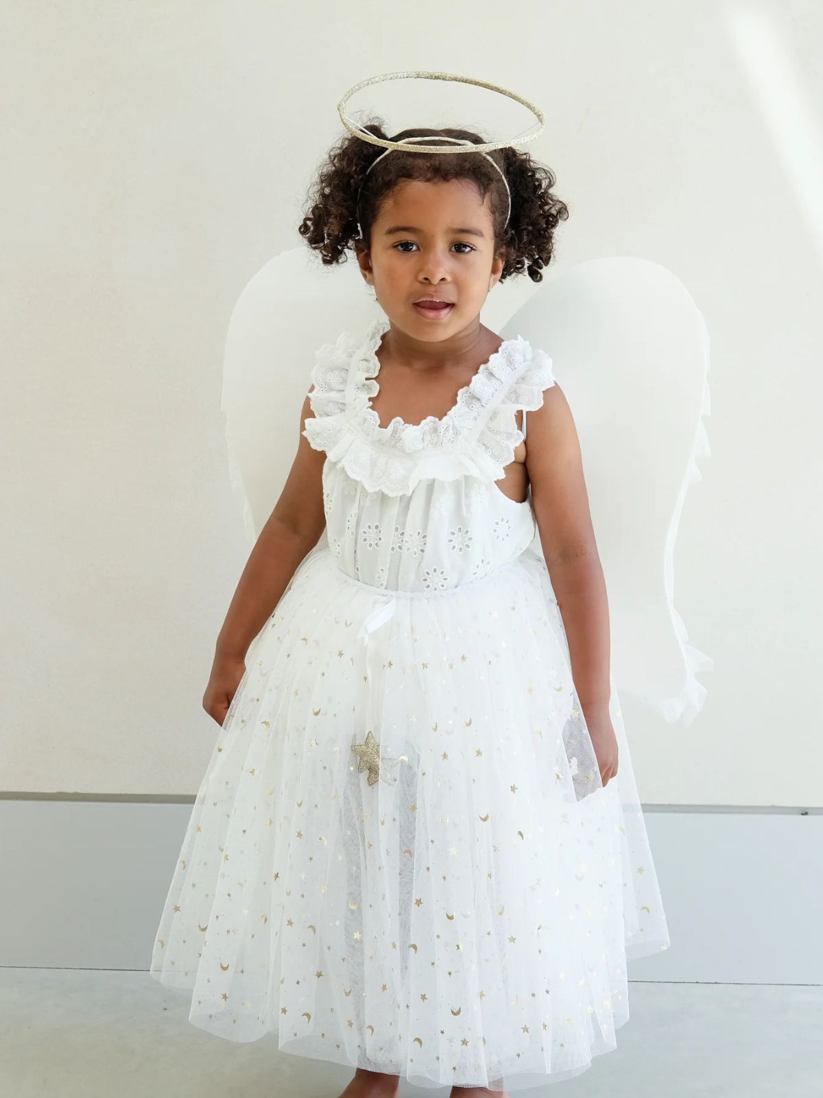 Angel Long Tutu - White