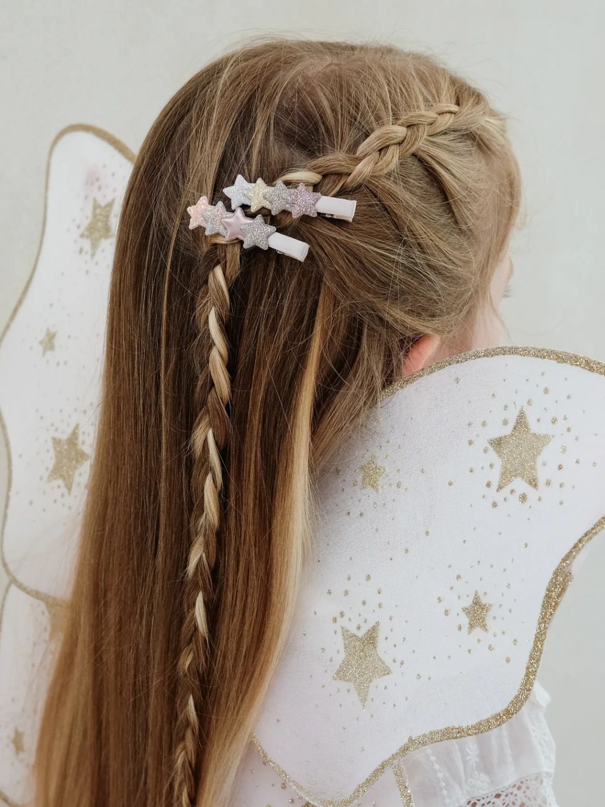 Layered Star Clips - Shimmer