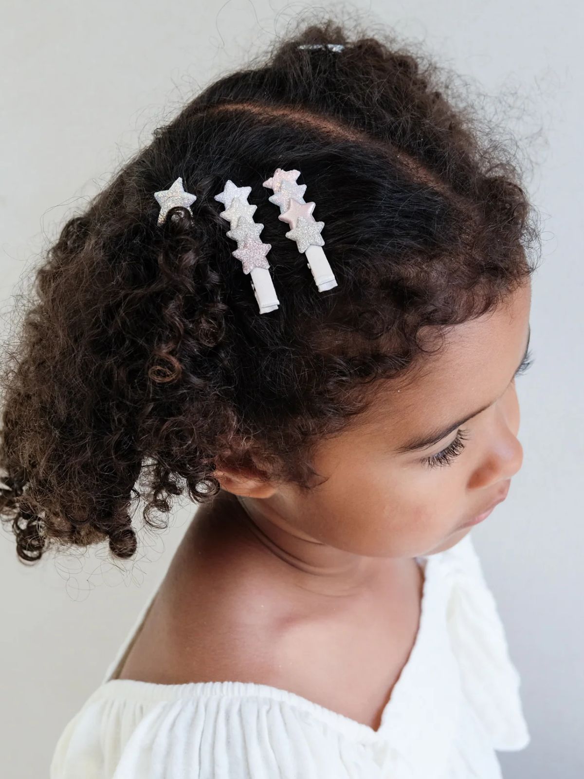 Layered Star Clips - Shimmer